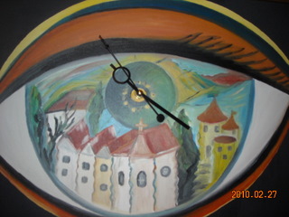 Kép amit nézni kell olaj,vászon óra kombináció 40x50 cm