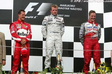 kimi, nagy schumi, kis schumi