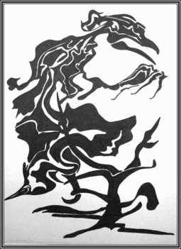Molnár Tivadar - Tövisszúró gébics (33x24 cm.)