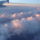 felhők fölött a repülőből