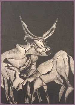 Molnár Tivadar - Állatkert IV. (33x24 cm.)