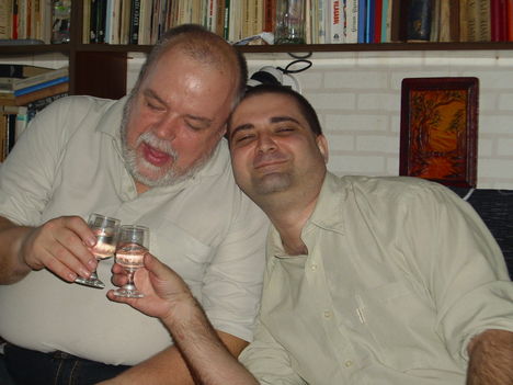 Imre és Gábor!/Keresztapuka és apuka/