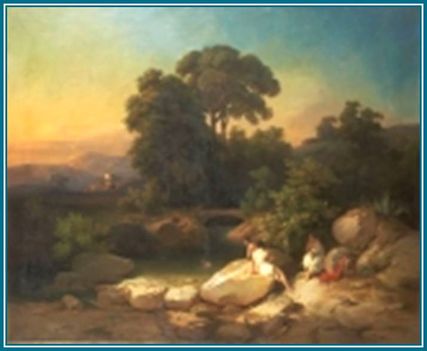 Molnár József - Fürdőző nők (98x121 cm.)
