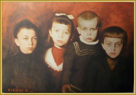 Czigány Dezső - Családi képmás (70x100 cm.)