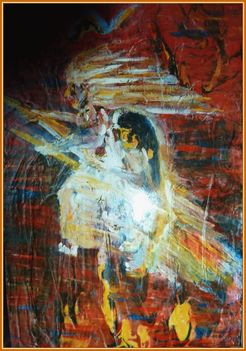 Molnár Tivadar - Páros repülés (50x35 cm.)