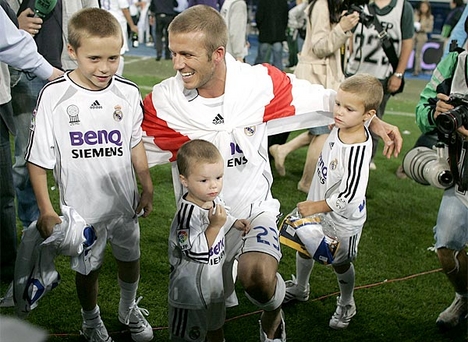 Bajnok csapat-Beckham család