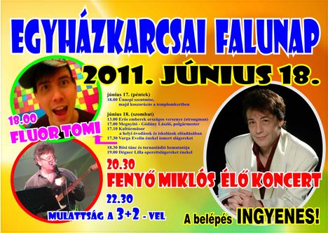 EGYHÁZKARCSAI FALUNAP