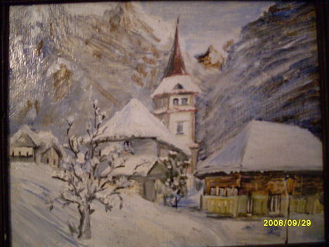 hegyi falu télen