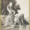 Lotz Károly - Vízhordó nők (17,5x15,5 cm.)
