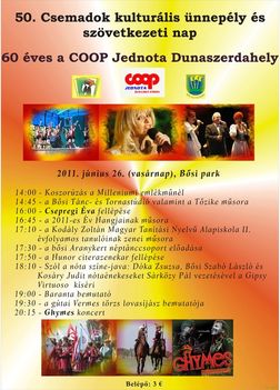 50. Csemadok kulturális ünnepély és szövetkezeti nap