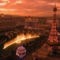 Párizs és az Eiffel-torony éjjel...