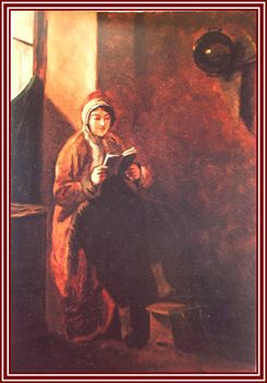 Szüle péter - Olvasó lány (60x80 cm.)