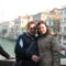 Feleségemmel a Canal-Grande felett