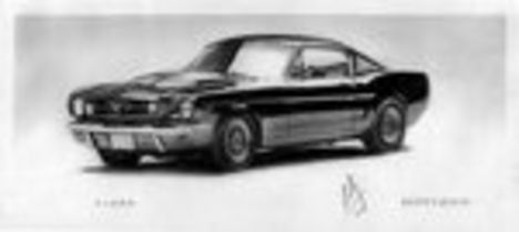 Ford_Mustang_Pencil_Portrait_by_bobbyrock