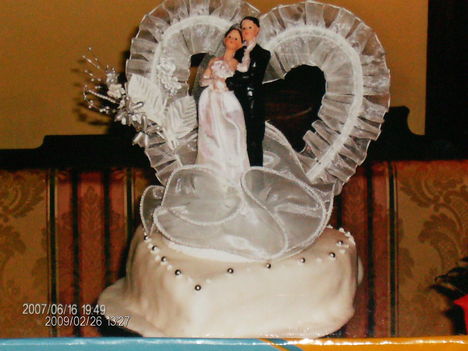 Mennyaszonyi torta dísz