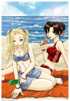 Summer__Ino_and_Tenten_by_funny_neko