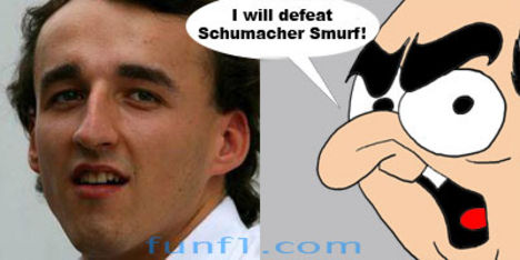 robert-kubica-vs-gargamel