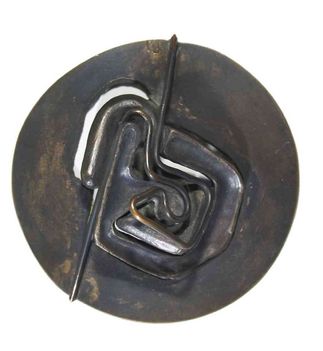 050 - Benedek József - Bontakozás III, 3x10cm - Bronz 100011