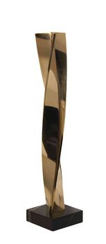 254 - Józsa Bálint - Elhajló, 1996. 44x8x8cm - Aranyozott bronz 1264
