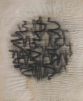 522 - Türk Péter - Rajz, 1969. 25x21cm - Tus-papír 4-18-1401