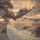 Téli táj - Szájjal festett kép (2)