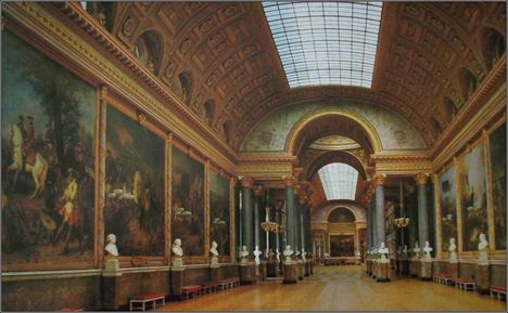 112. Franciaország - A Versaillesi kastély képtára