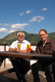 Sörözés Visegrádi panorámával 2008. június 29.