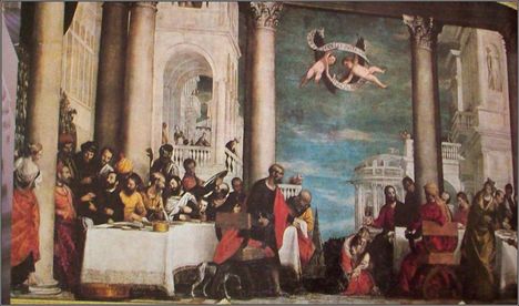 146. Franciaország – Versailles, a Királyi palota termeinek falfestményei, kárpitjai (12)