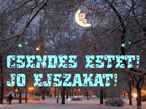 csendes estét