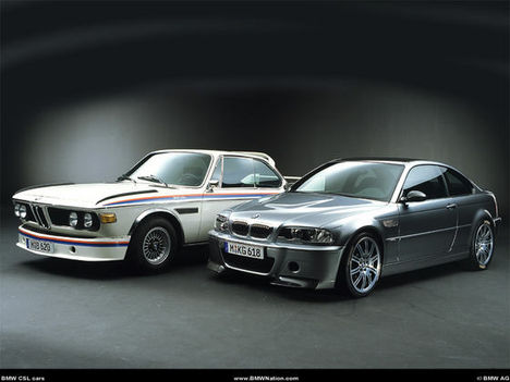 BMW M3 CSL régi,és új
