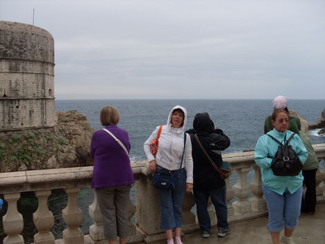 Dubrovnicban esik :-(