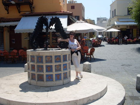 Rodos központjában.