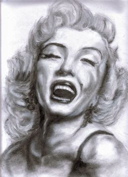 Dominika grafikája  Marilyn Monroe