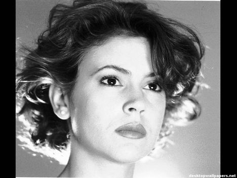 Alyssa Milano with Black & White 2