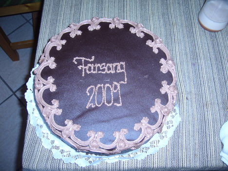 Torta, amit nyertem farsangon