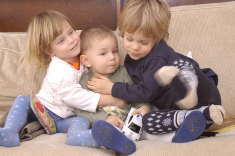 Az unokák 2007 elején, még csak hárman