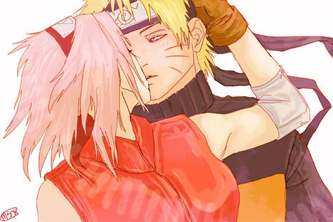 NaruSaku__Come_here__you____by_MuseSilver