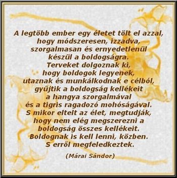 Legtöbb ember egy életet tölt el