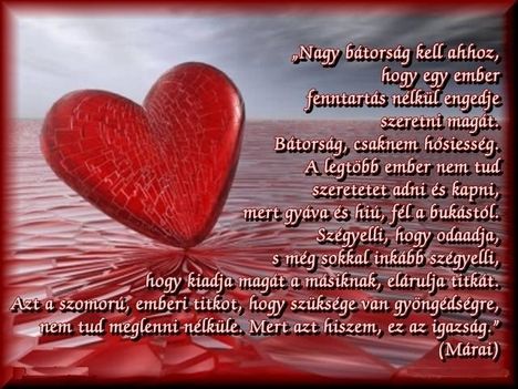 Nagy bátorság kell ahhoz
