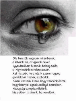 Oly furcsák vagyunk mi emberek