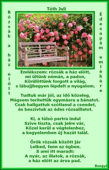 Rózsák a ház elött