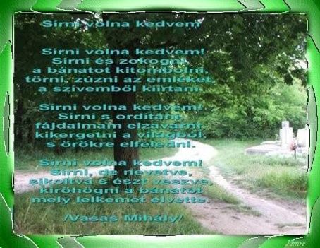 Sirni volna kedvem