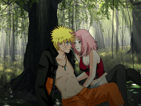 Naruto and Sakura in Love