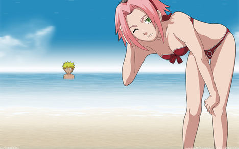 Sakura in the Beach