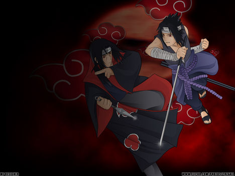 Uchiha Brothers X Akatsuki Clouds v2