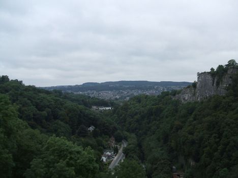 Matlock Bath Kilátás a libegőböl felfelé (43)