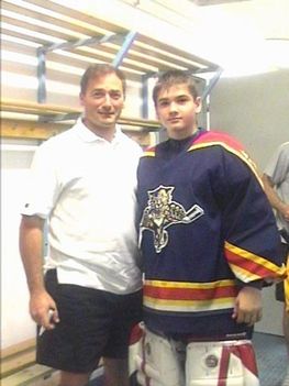 John Vanbiesbrouck - NHL kapuslegenda - és persze én