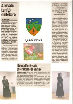 Cikk a versenyről