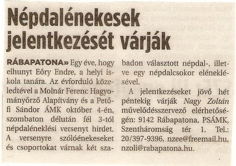 Erre a meghívásra jelentkeztem
