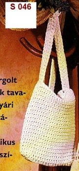 horgolt taska